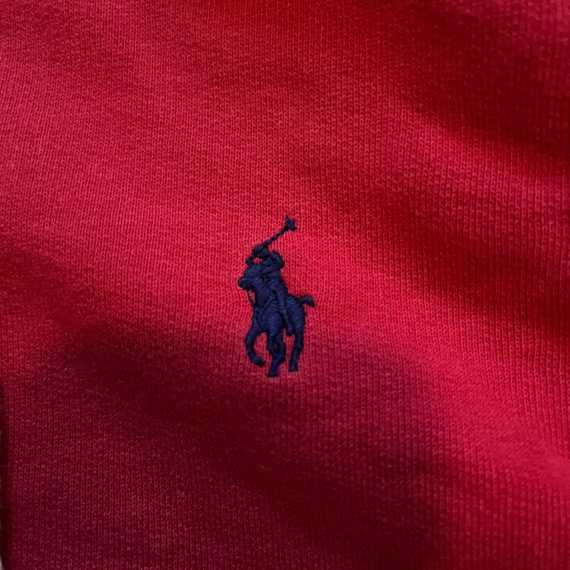 Röd polo Ralph Lauren zip hoodie - M - 2
