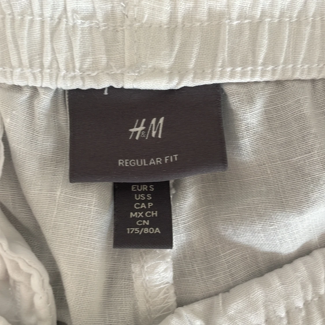 Vita linnebyxor från H&M - 2