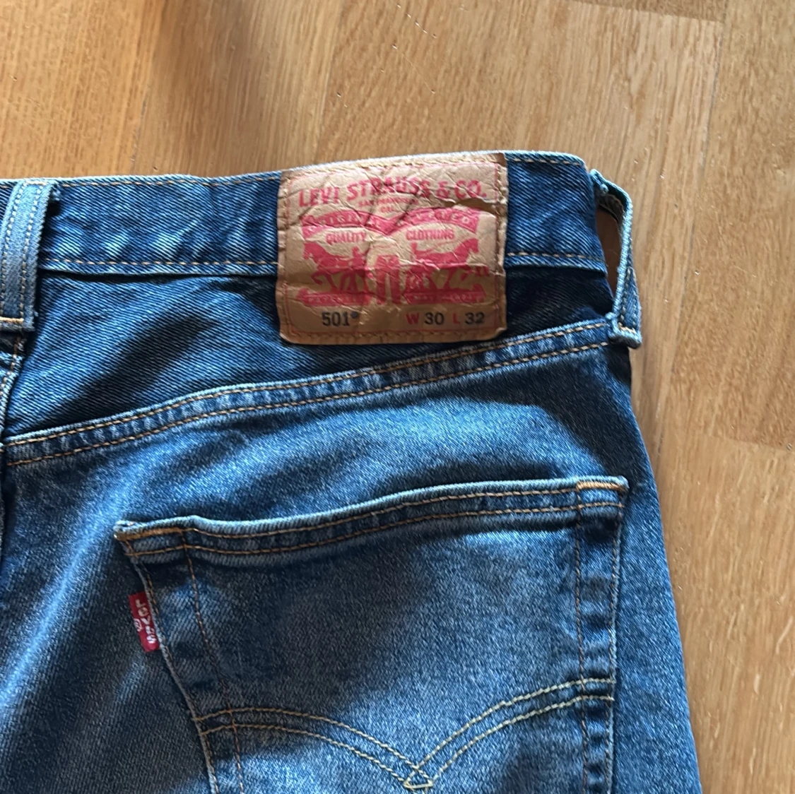 Levi's 501 blå jeans - 3