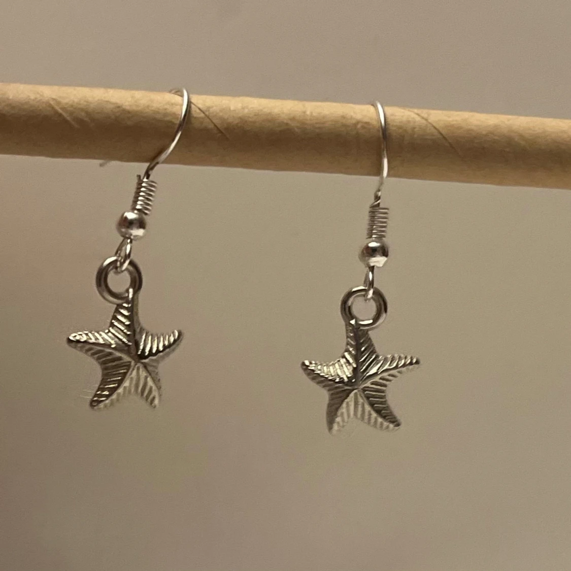 Sjöstjärnor örhängen silver imitation boho smycke  - 1