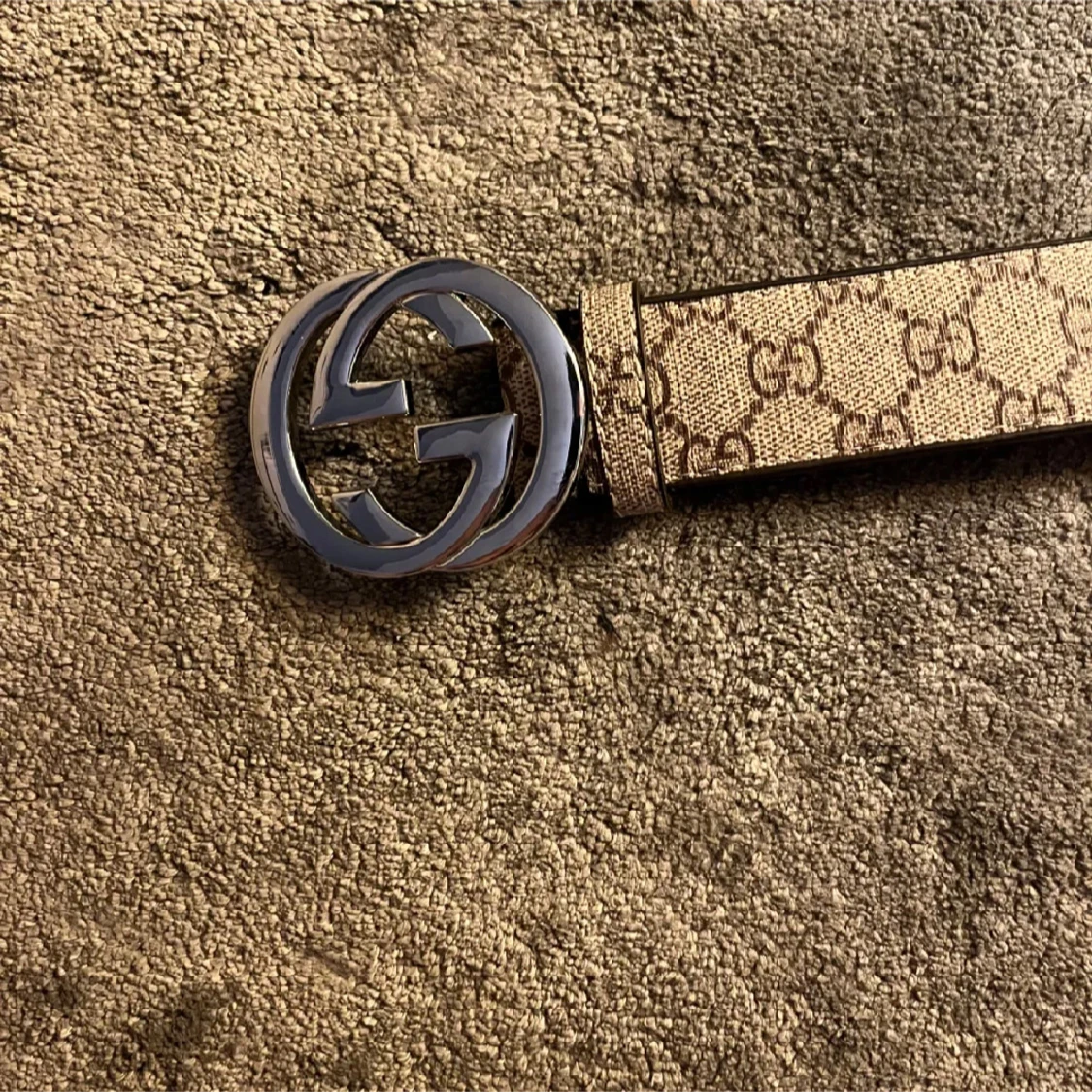 GG  bälte med silverfärgat spänne - 2