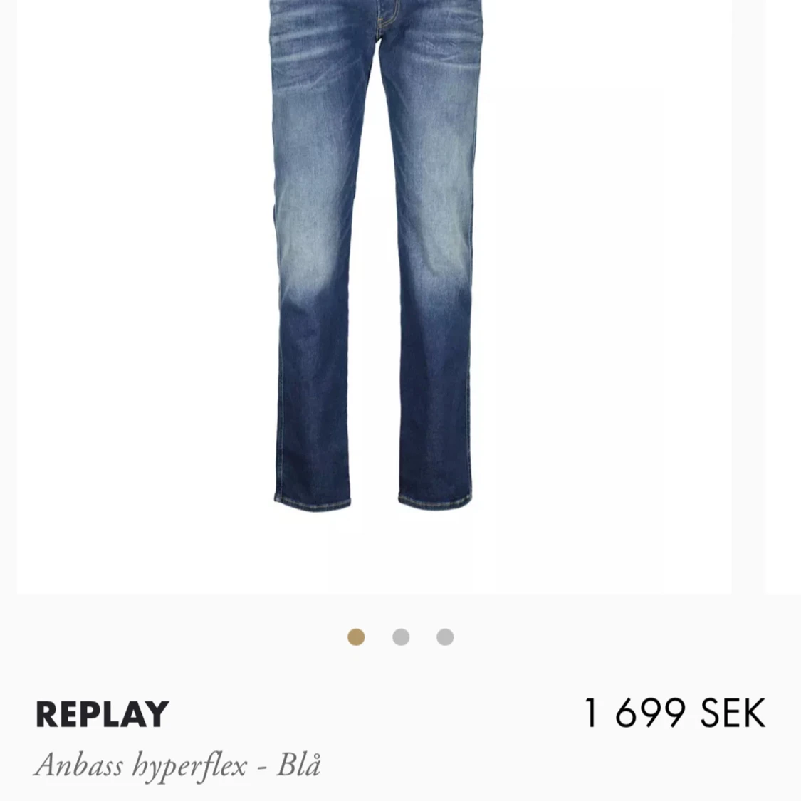 Replay Anbass Hyperflex jeans blå - 4