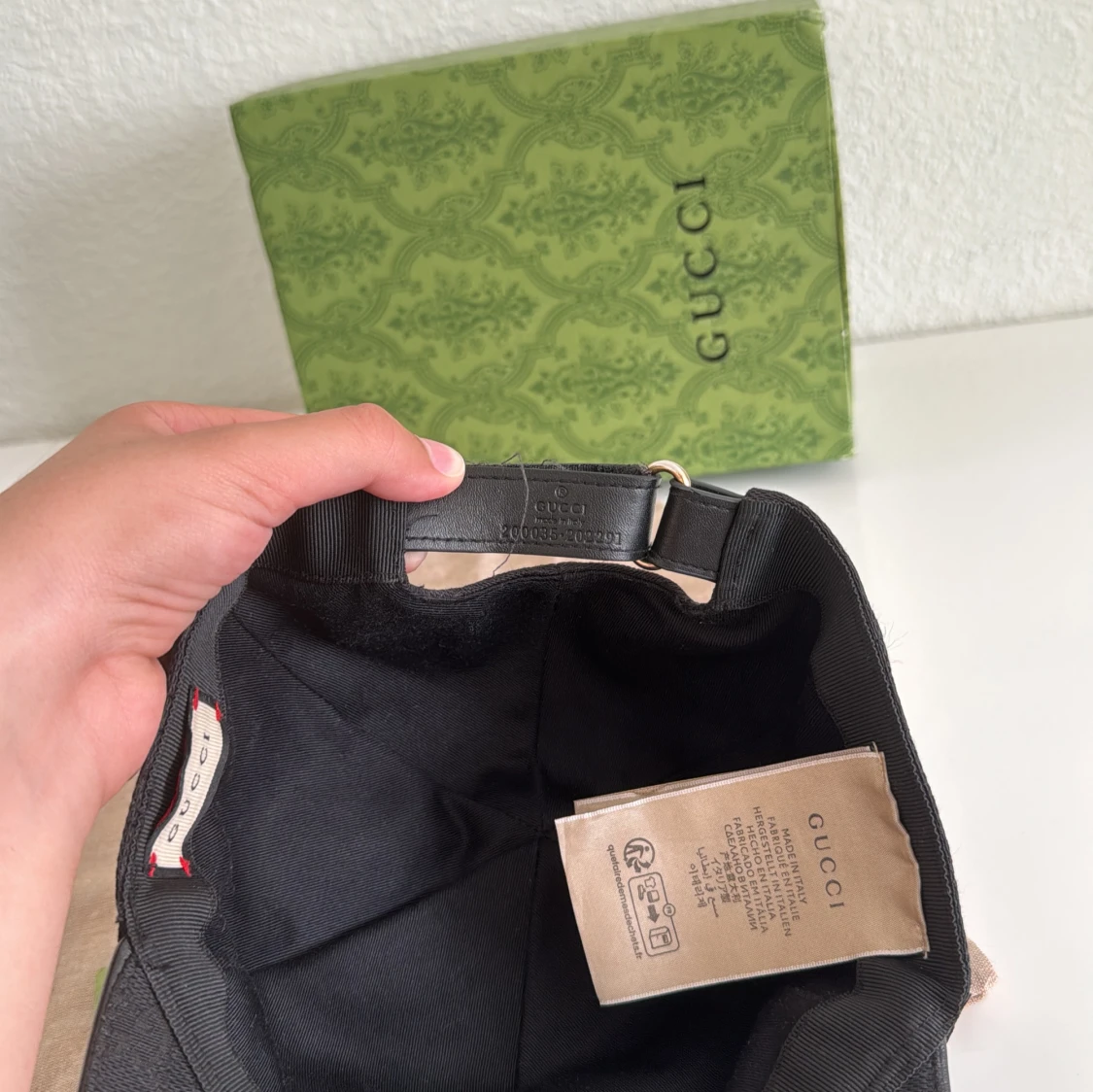 Grön keps från Gucci - 2