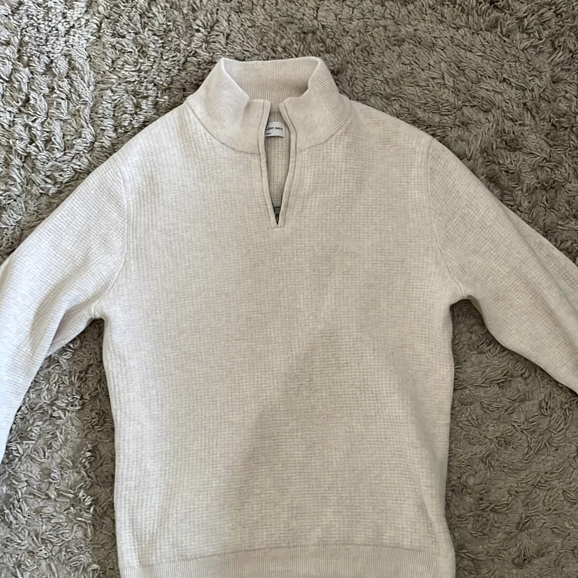 Beige tröja med dragkedja från These Glory Days - 1