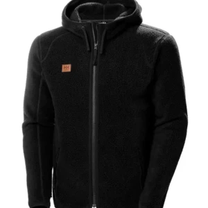 Svart hoodie från Helly Hansen - Säljer en svart hoodie från Helly Hansen med dragkedja och huva. Perfekt för kyliga dagar med sin mjuka och varma känsla. Jackan har.  I N G E N  logotyp på bröstet. .