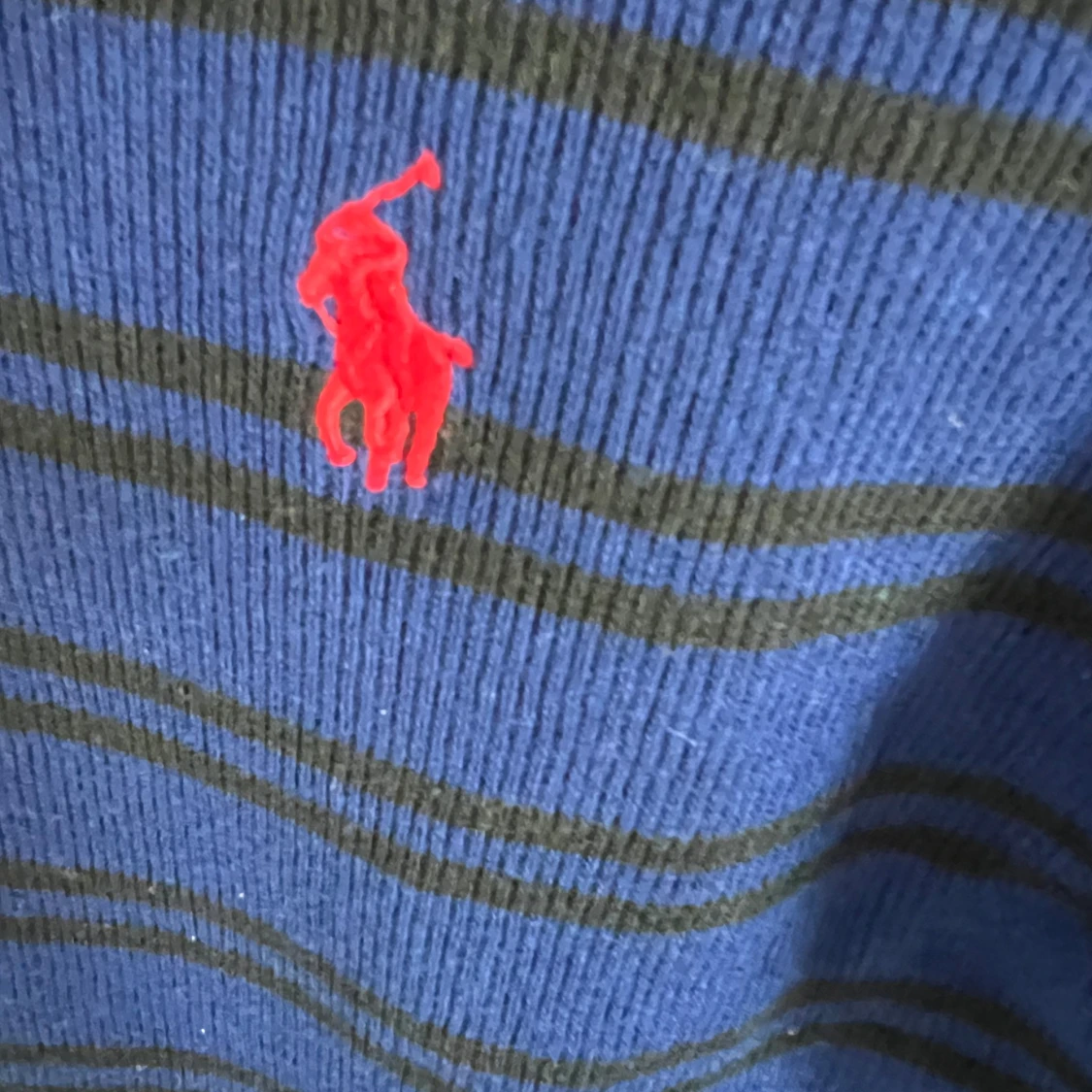 Blå och svart randig tröja från Polo Ralph Lauren - 3
