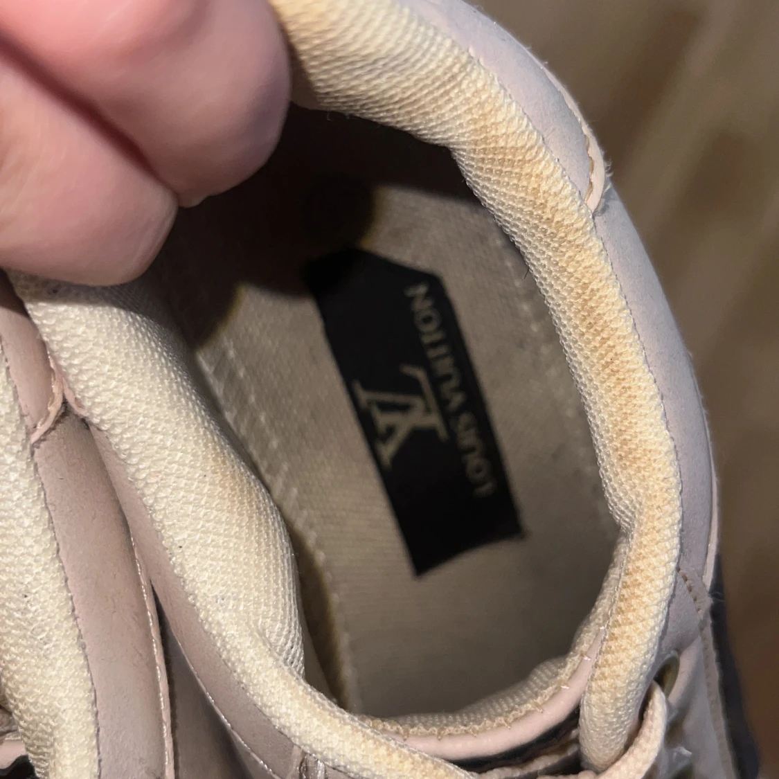 Créme vita  sneakers med detaljer - 3