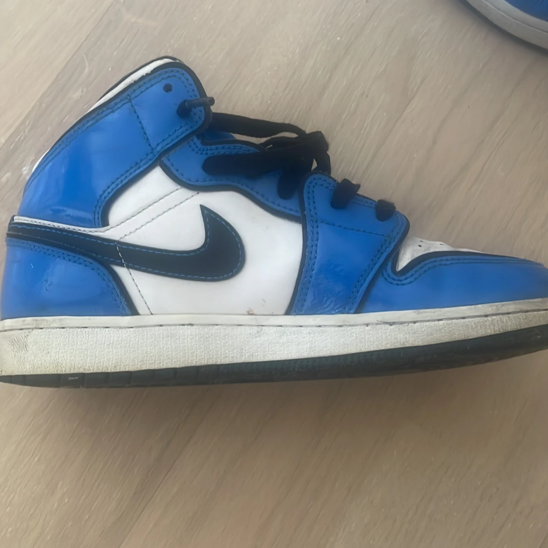 Nike Air Jordan 1 Low blå/vit - 1