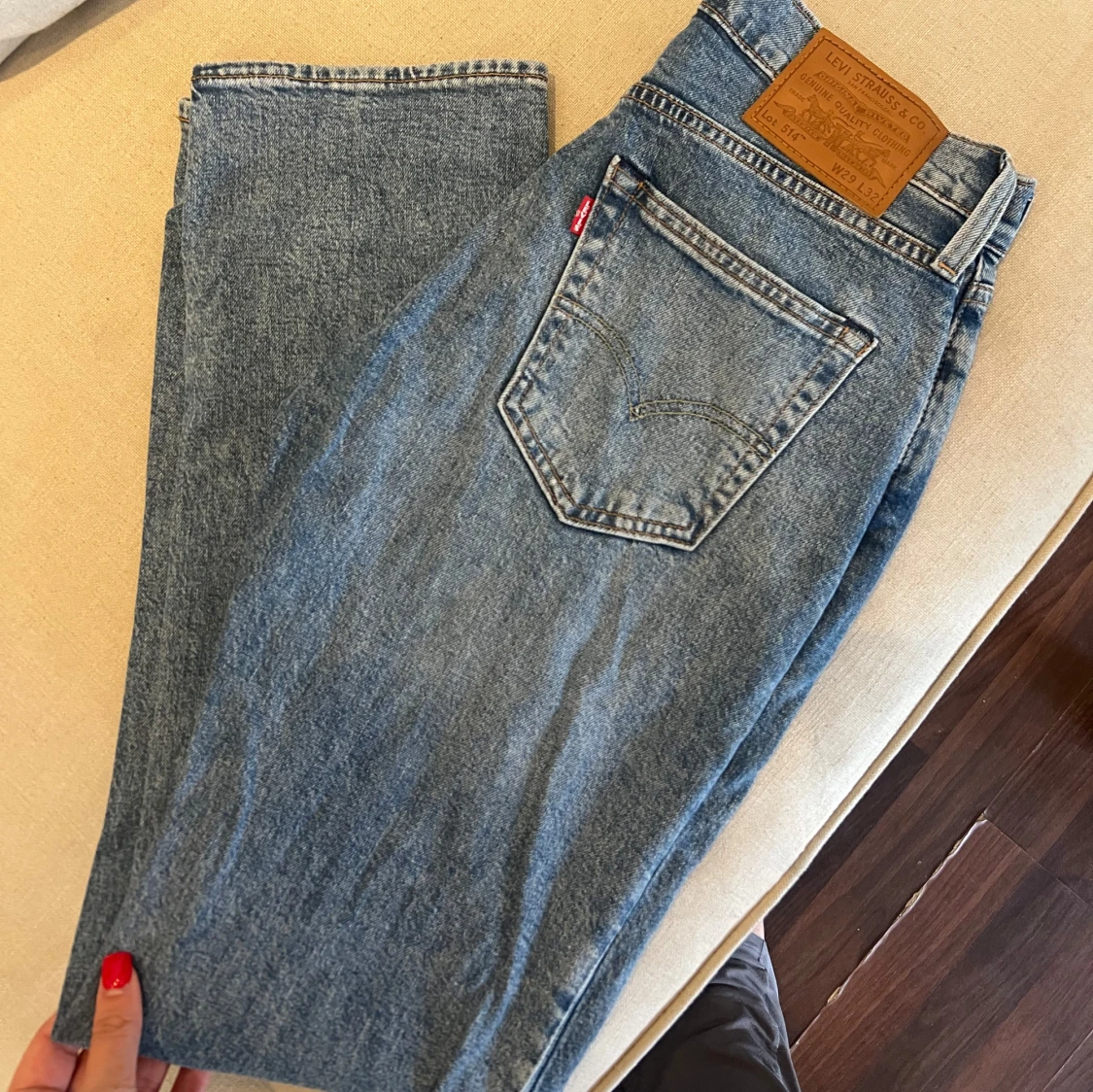 Levi's 514 blå jeans W29 L32