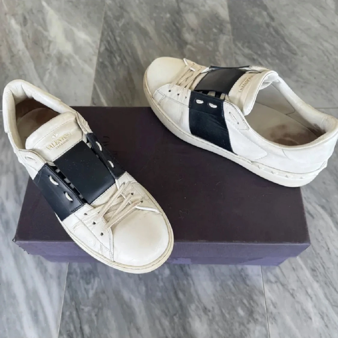 Valentino Garavani Open sneakers vit/svart