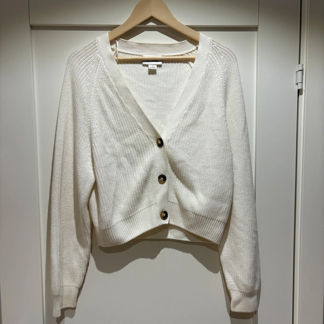 Vit kofta från Monki i S - 1