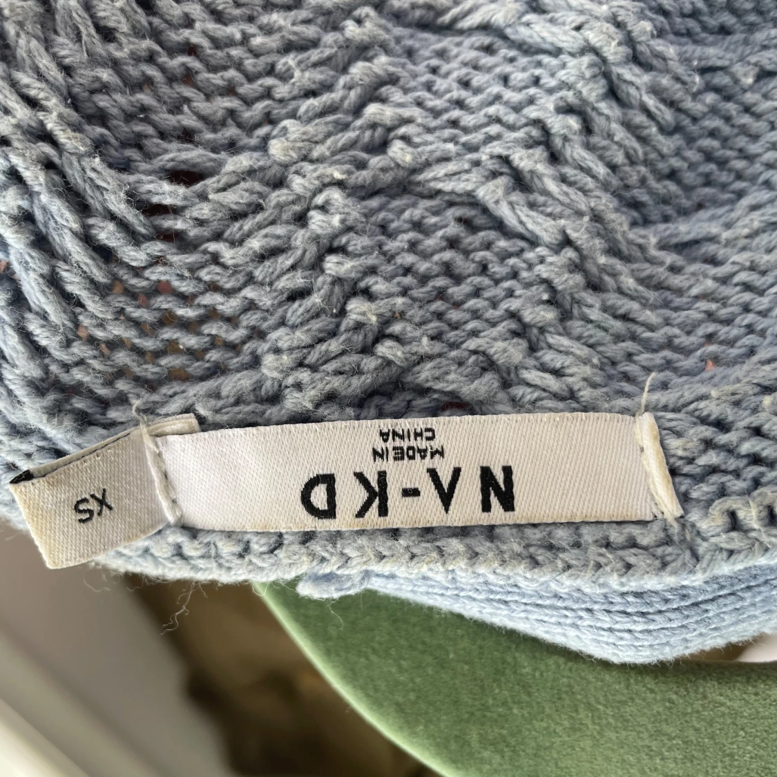 Ljusblå stickad kofta från NA-KD - 3