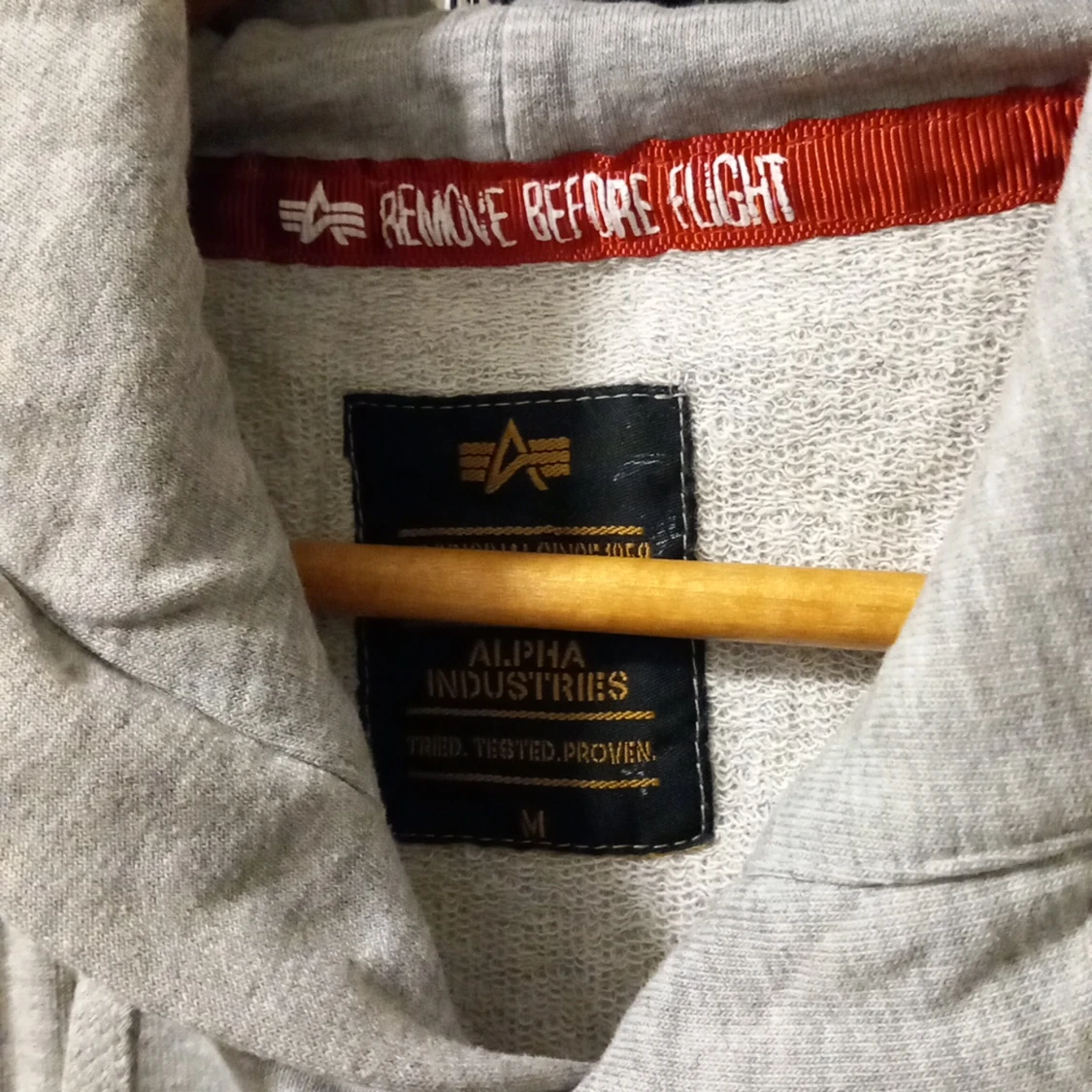 Grå ärmlös hoodie Alpha Industries - 2