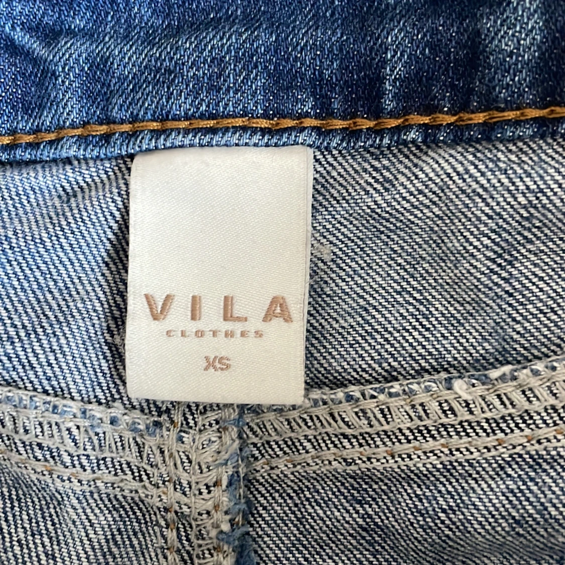 Blå jeanskjol från Vila XS - 2