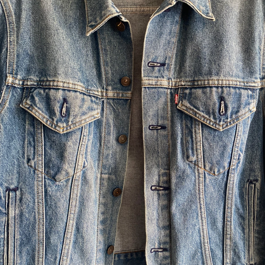 Levi's klassisk blå jeansjacka - 4