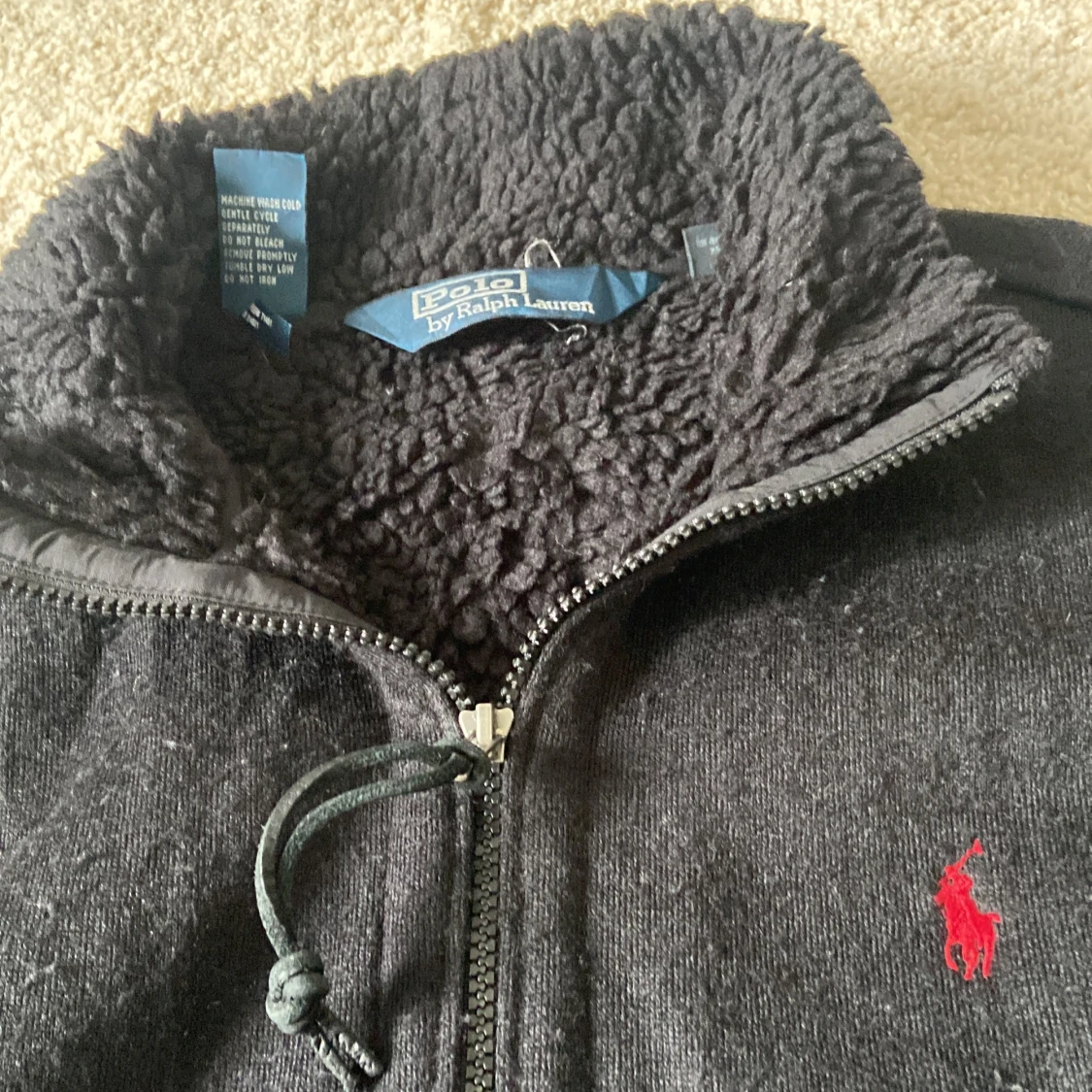 Svart fleecejacka från Polo Ralph Lauren - 1