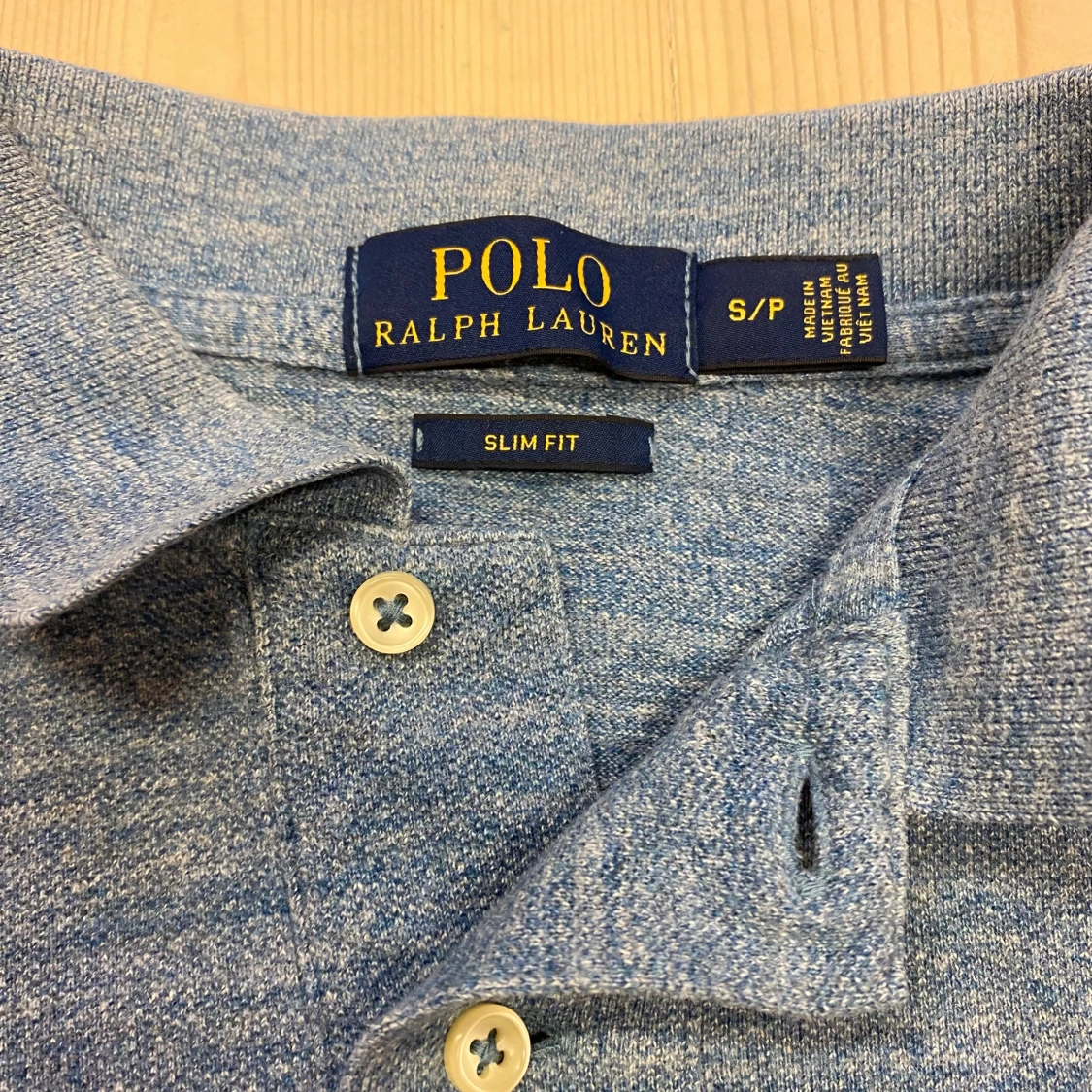 LjusBlå pikétröja Ralph Lauren  - 2