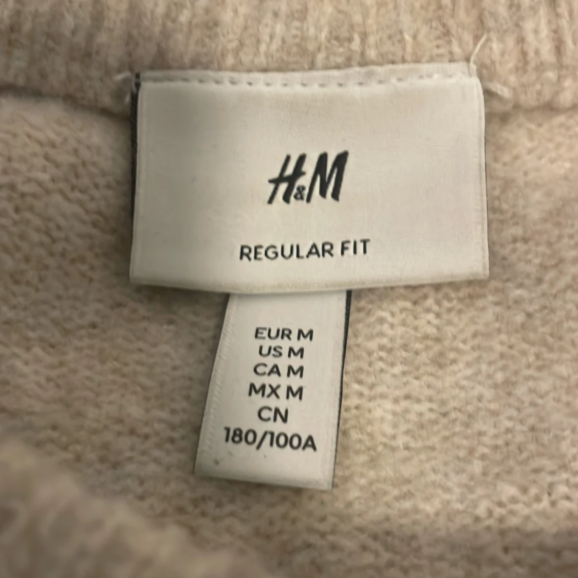Ljusgrå stickad tröja från H&M - 2