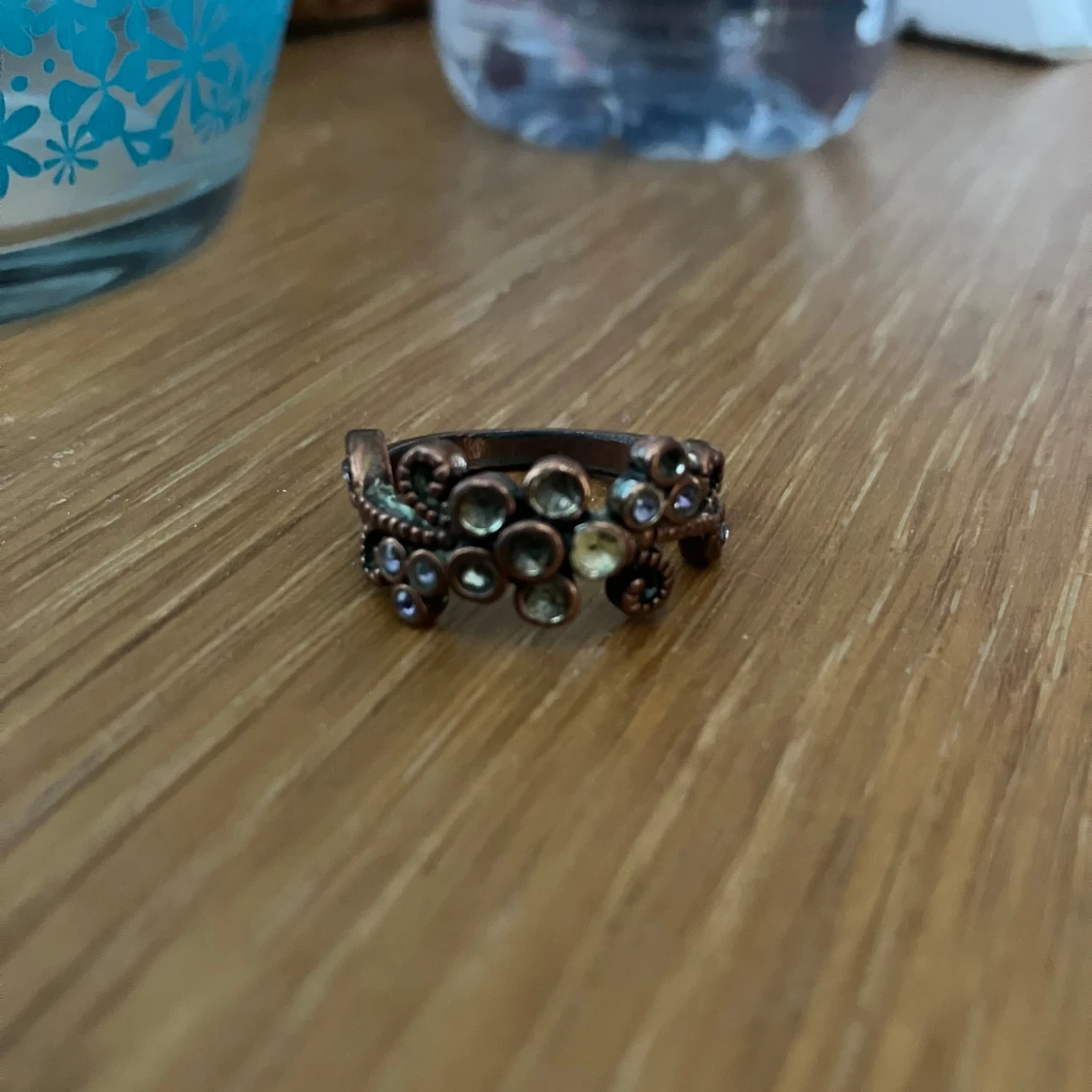 kopparfärgad ring - 1