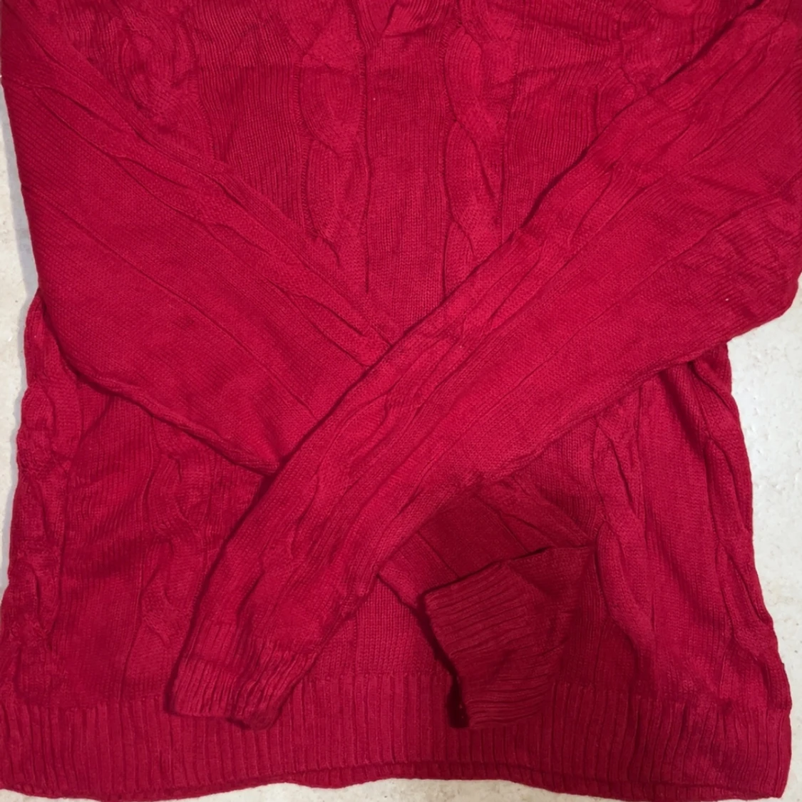 Red CHAPS sweater  - 1