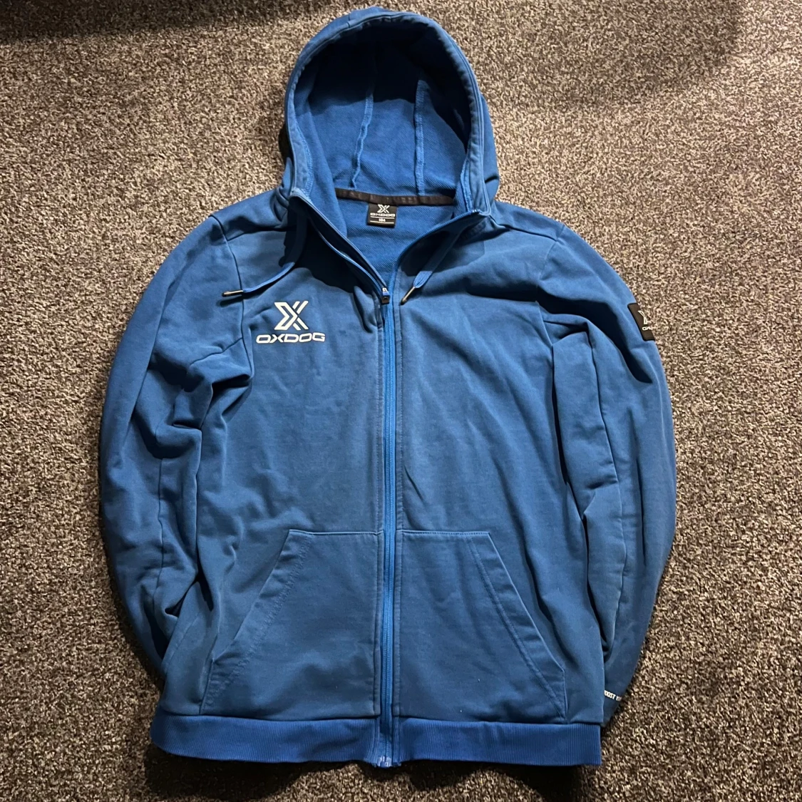  Blå OXDOG Zip-Up Hoodie
