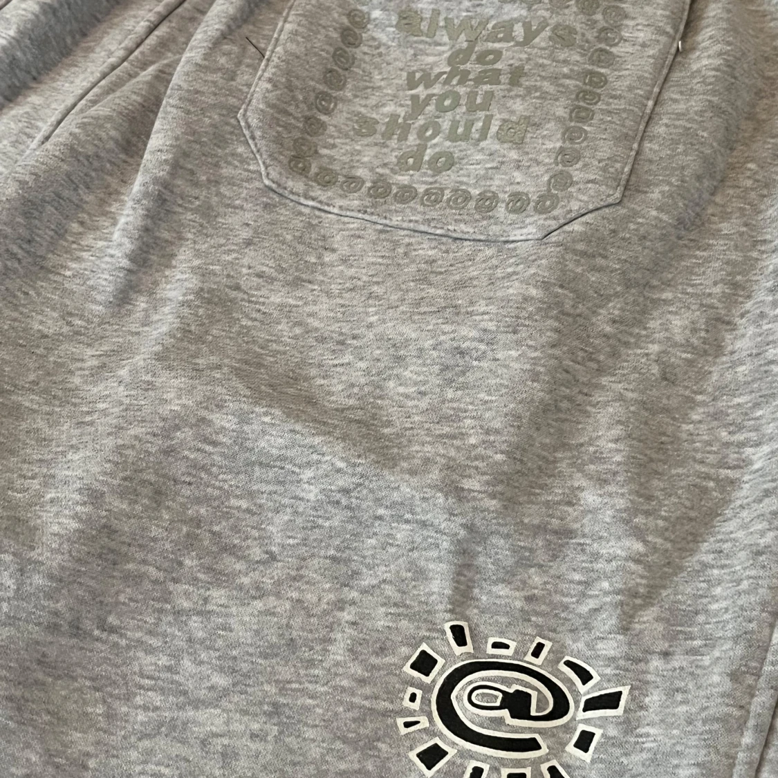 Gray ADWYSD sweatpants - 2