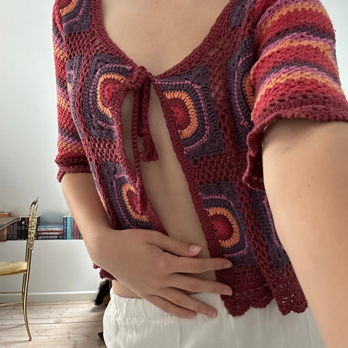 Bohemisk virkad topp  - 1