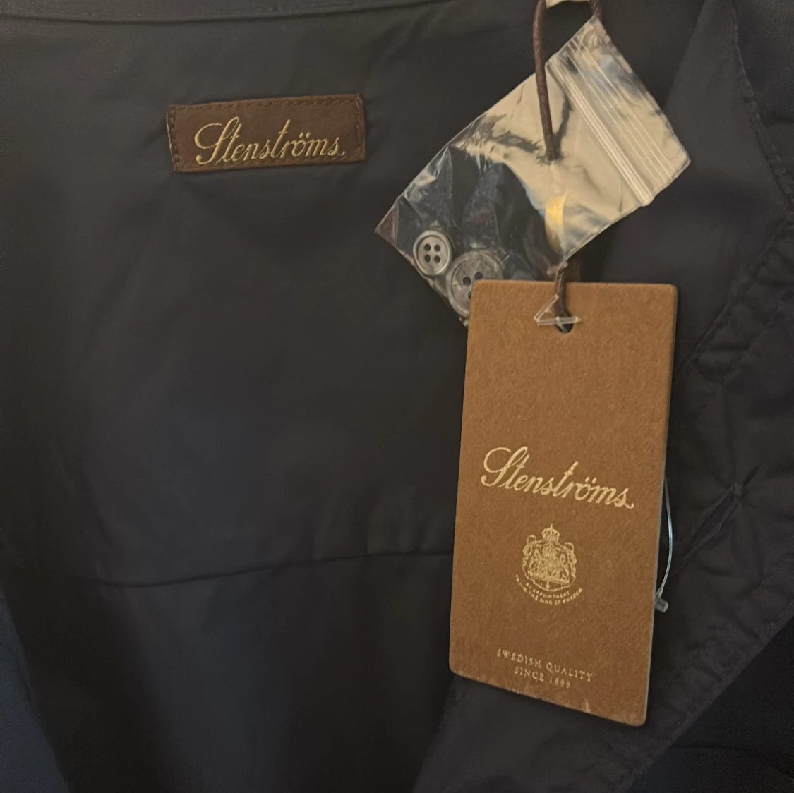 Marinblå overshirt från stenströms (Helt ny) - 3