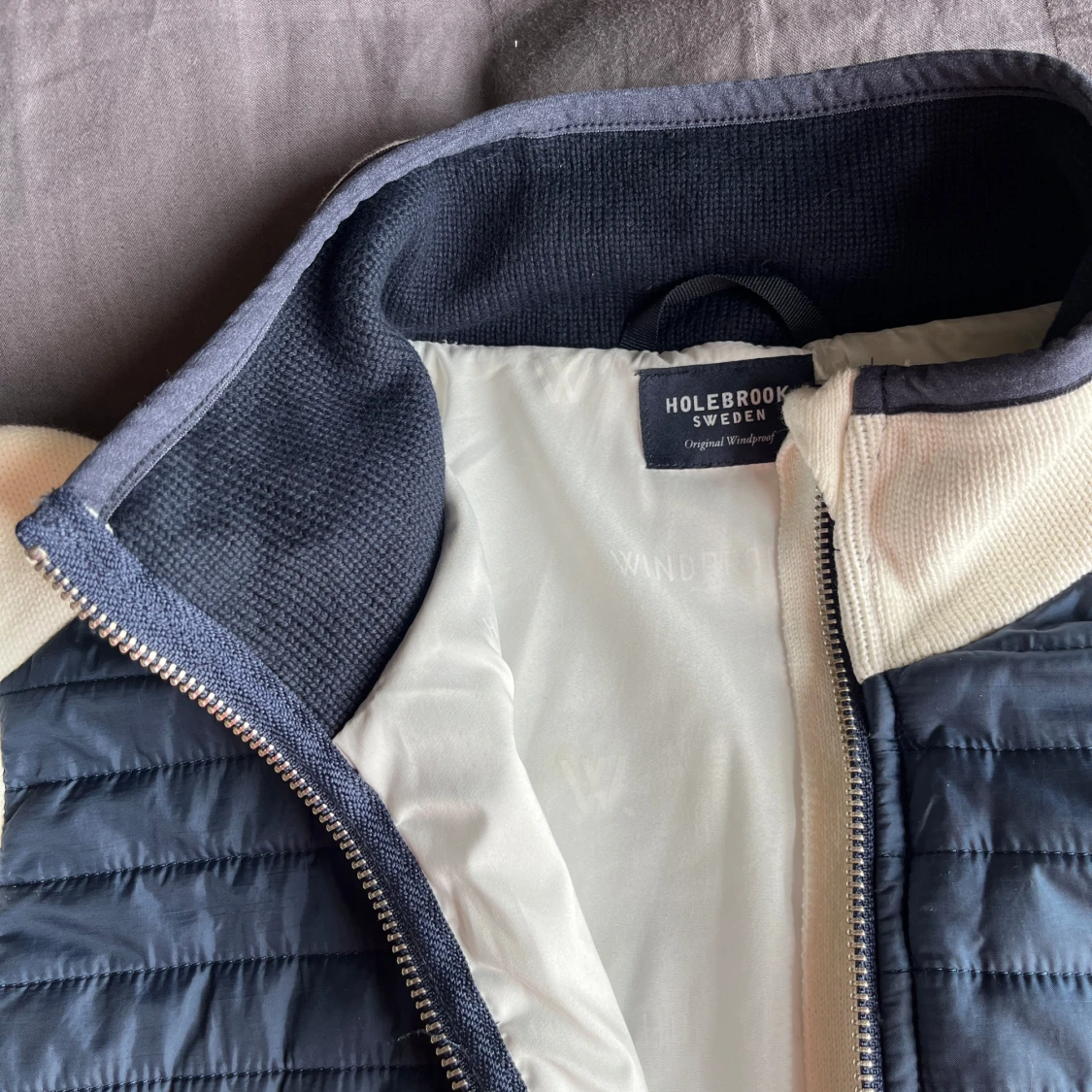 Blå och vit jacka från Holebrook Sweden - 3