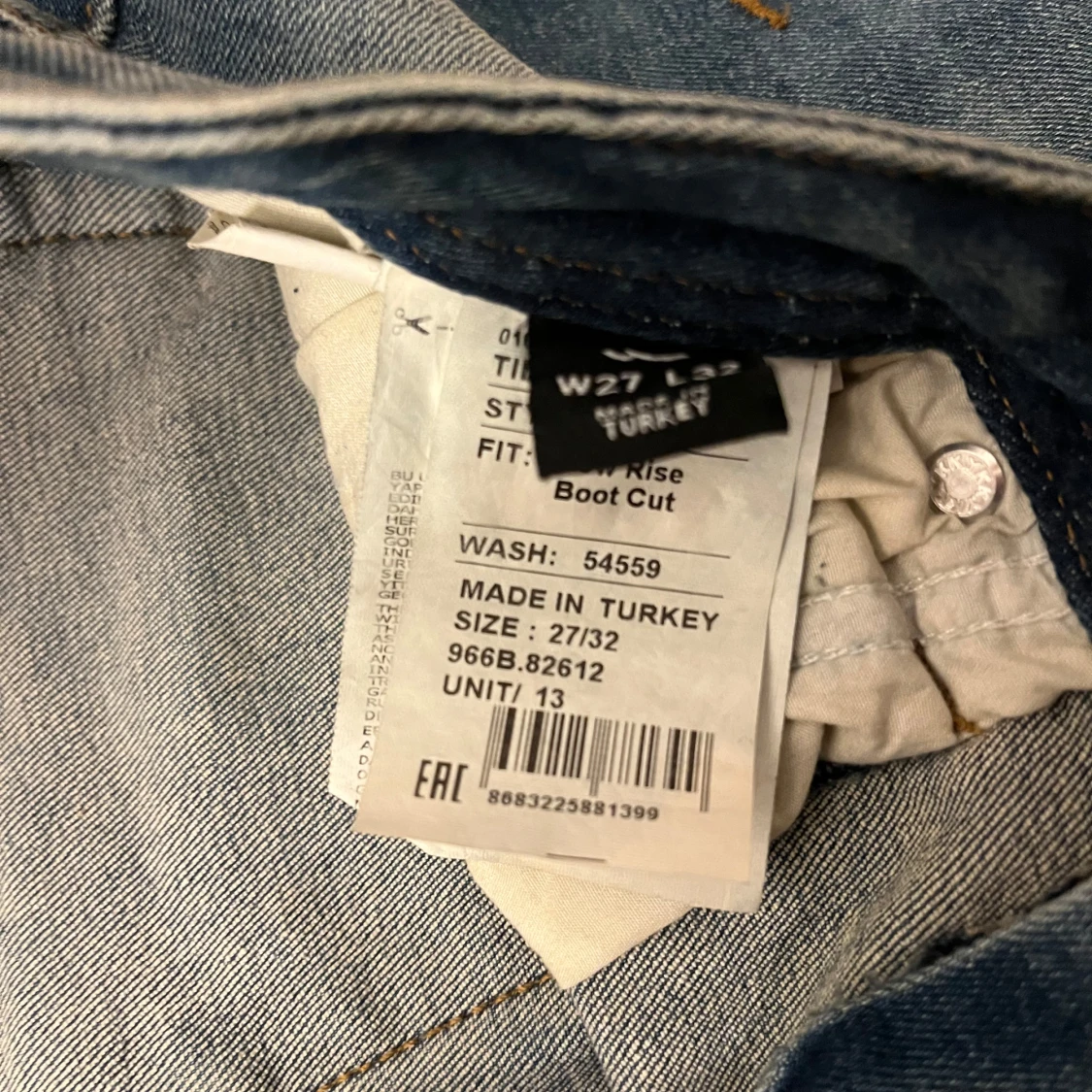 Blå bootcut jeans från LTB - 3
