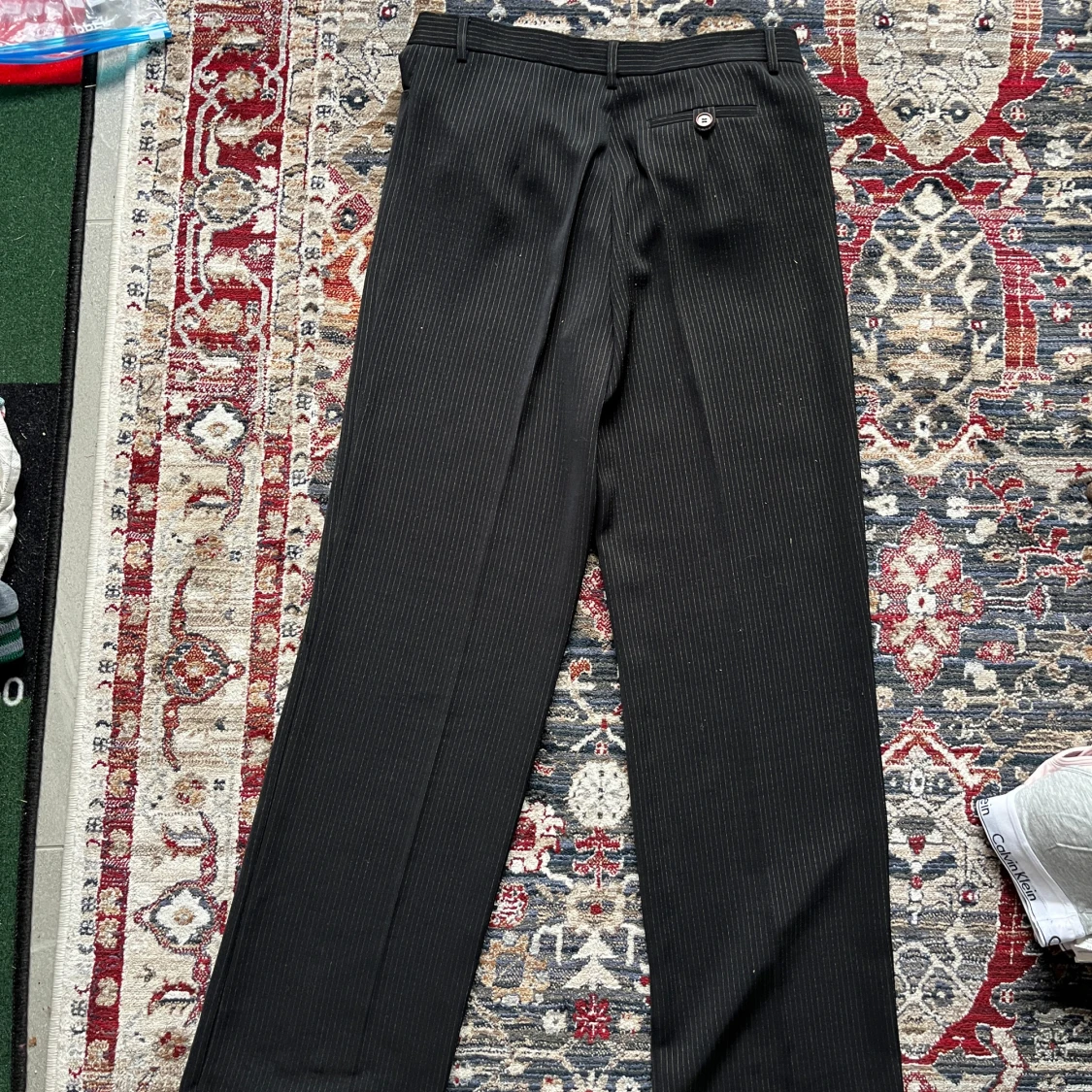 Svarta lågmidjade kostymbyxor från Merrytime! - 2