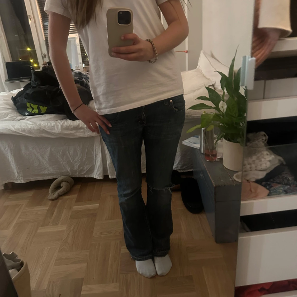 Low waist bootcut jeans - 1