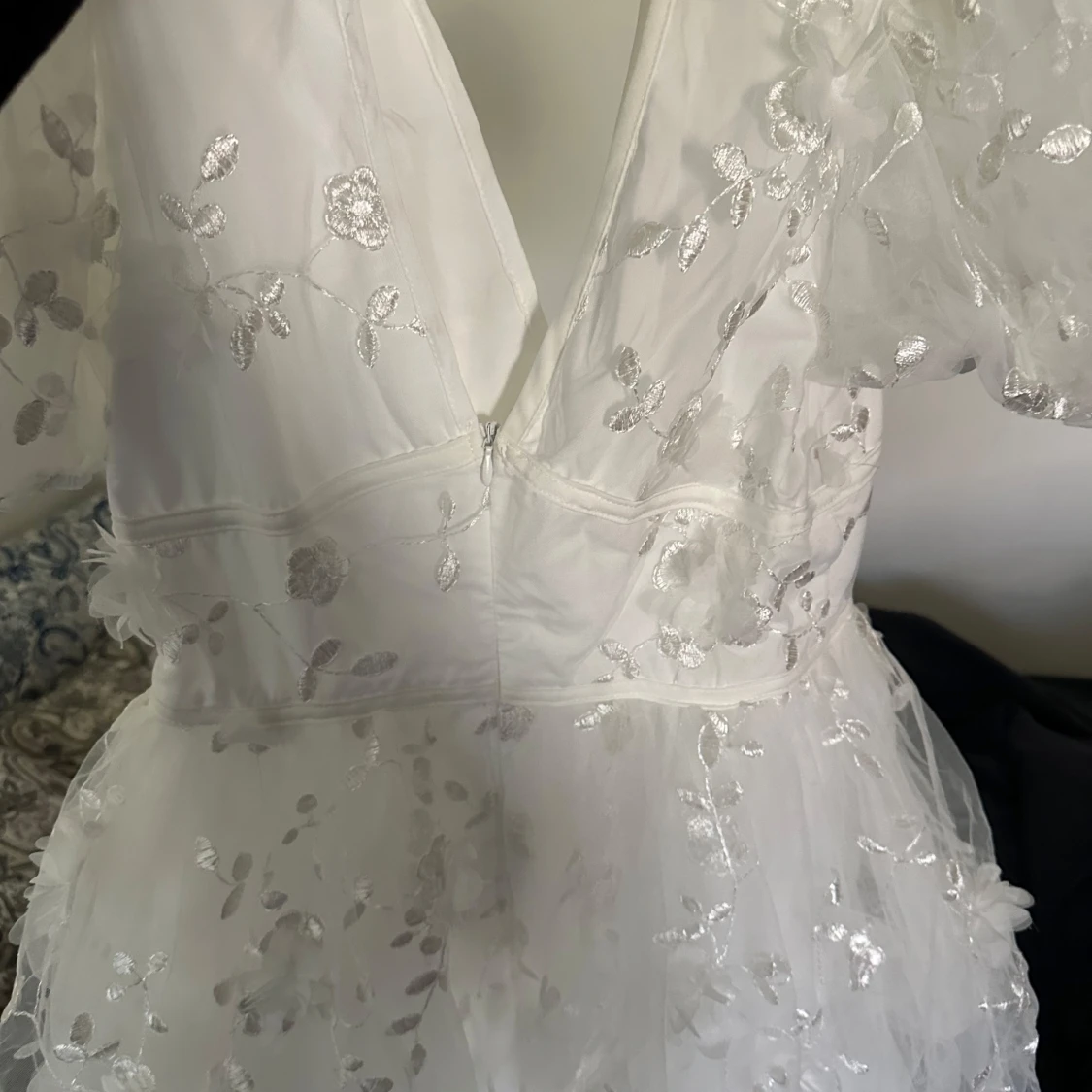 Student klänning vit - 1