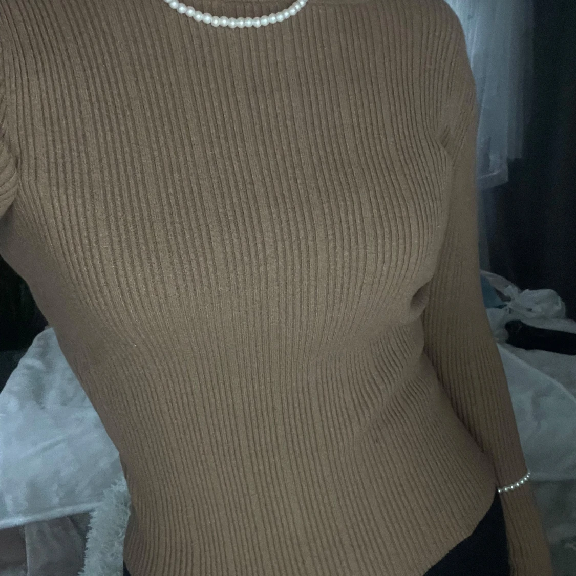 Brun ribbad tröja från Primark - 3