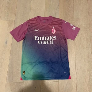 Milan fotbollströja - Säljer nu denna milanfotbollströja då jag aldrig använde den, den är använd Max 3 ggr och är i nyskick✅ skriv vid funderingar