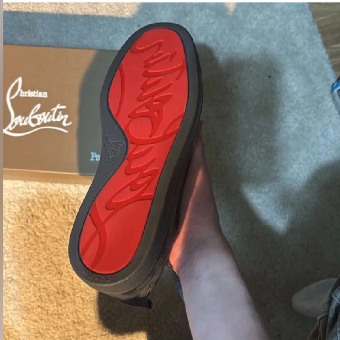 Svarta sneakers från Christian Louboutin - 3