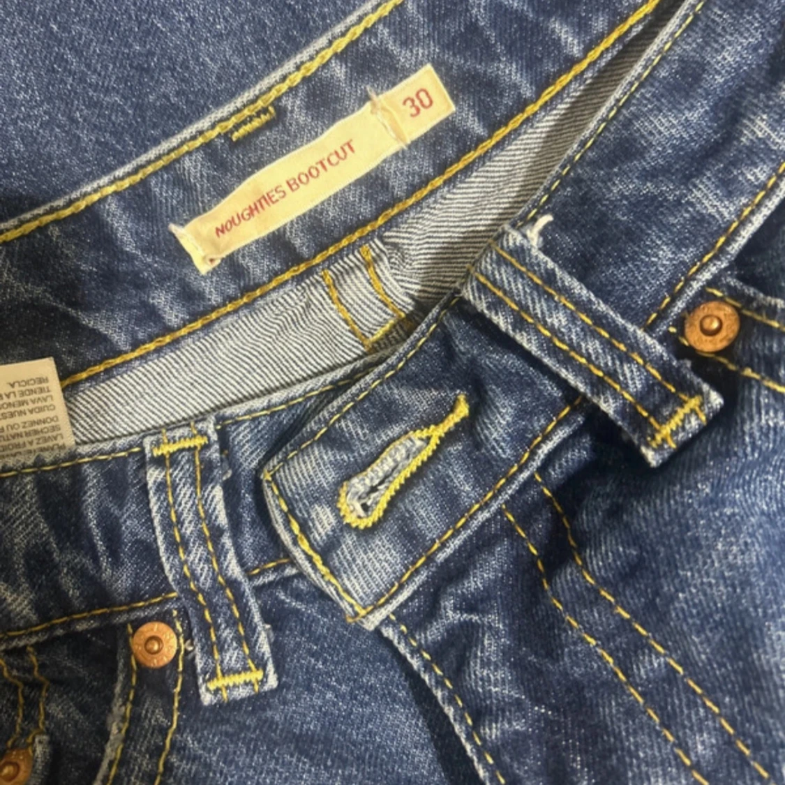 Levi's blå bootcut jeans - 4