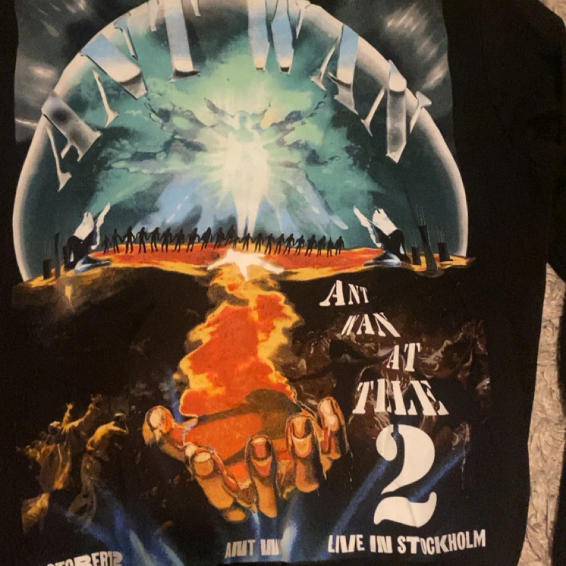 Svart hoodie Ant Wan Tele2 Arena - 1