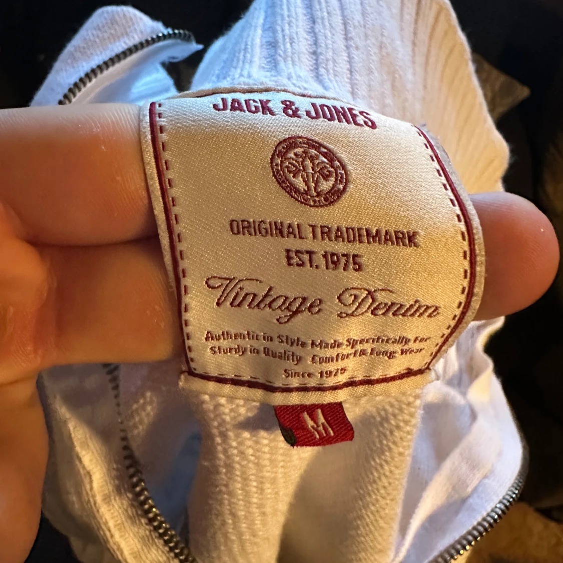 Vit ziptröja från Jack & Jones - 2