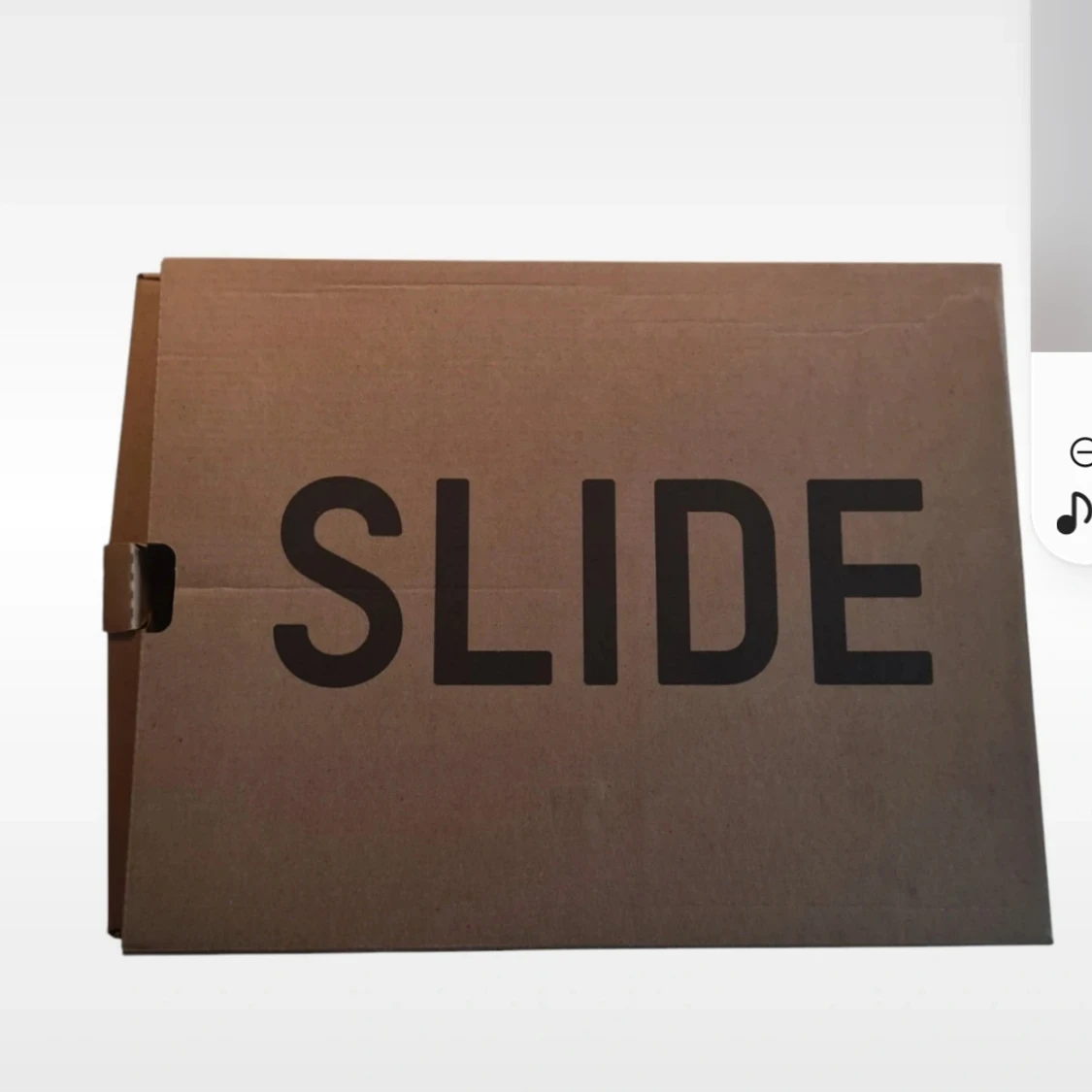 Adidas Yeezy Slide mörkgrå sandaler - 4