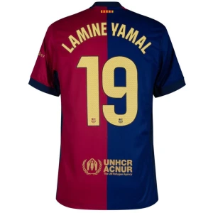 Barcelona T-Shirt - 2024/25 Barcelona hemma ställ, Lamine Yamal på ryggen, köpt i Barcelona 10/10 skick