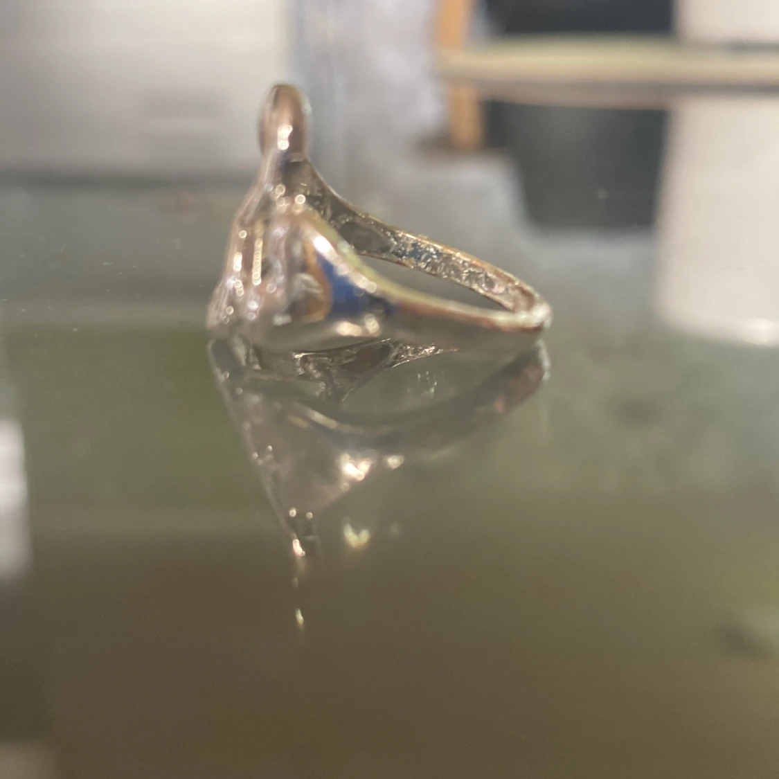 Silverring med hjärtformad design - 3