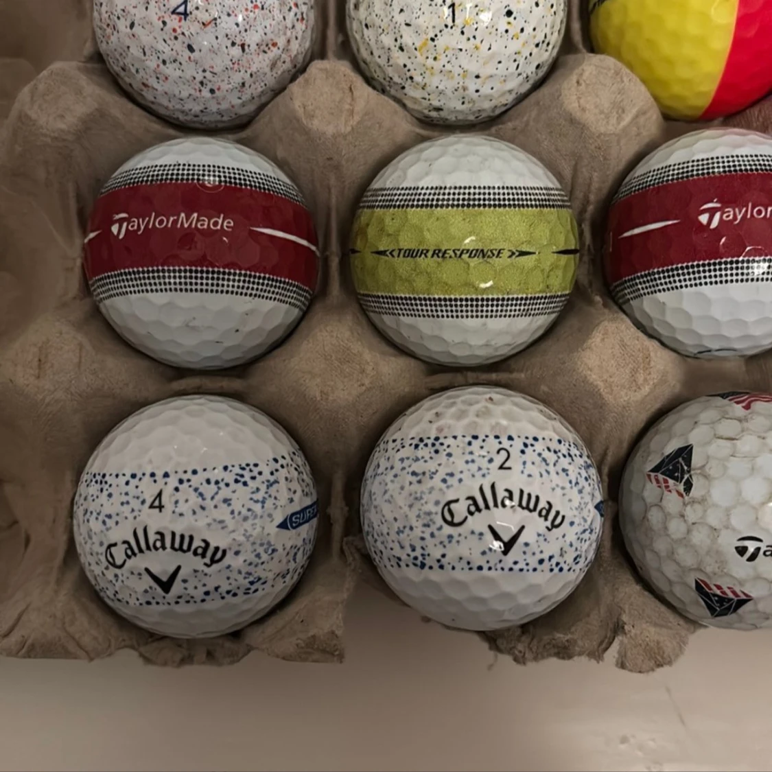 Golfbollar: Vice, TaylorMade, Callaway - 3