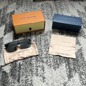 Lvsolglasögon - Säljer ett par riktigt snygga solglasögon. Dom är helt nya och allt på bilden medföljer! 