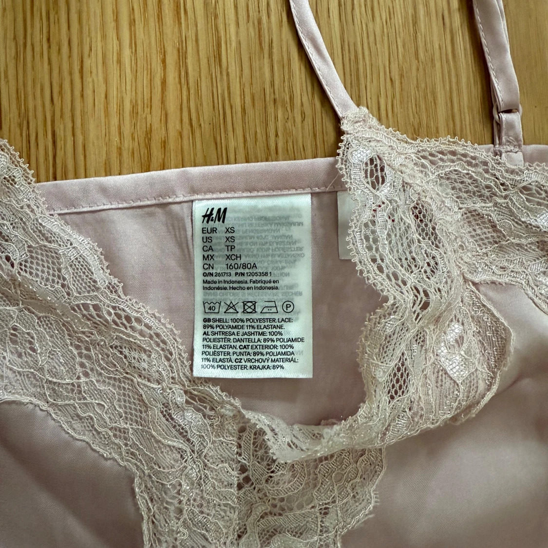 Rosa spetspyjamas  - 2