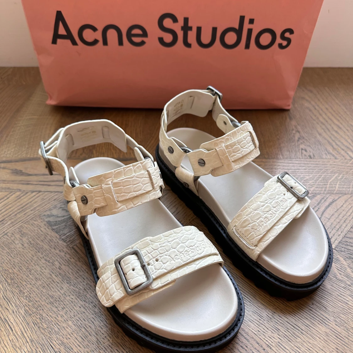 Beige sandaler Acne Studios - 4