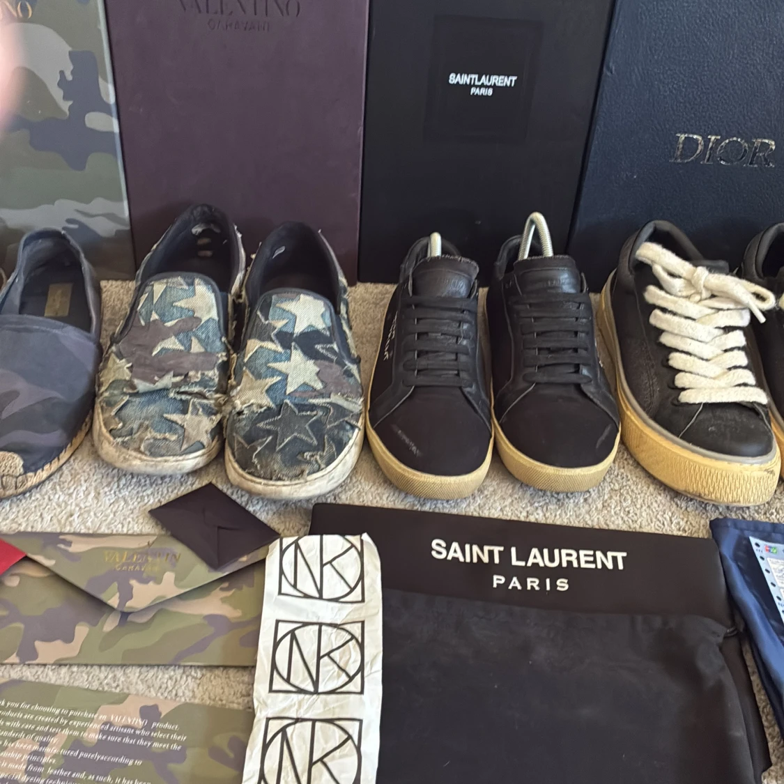 Designer sneakers och slip-ons mix - 2