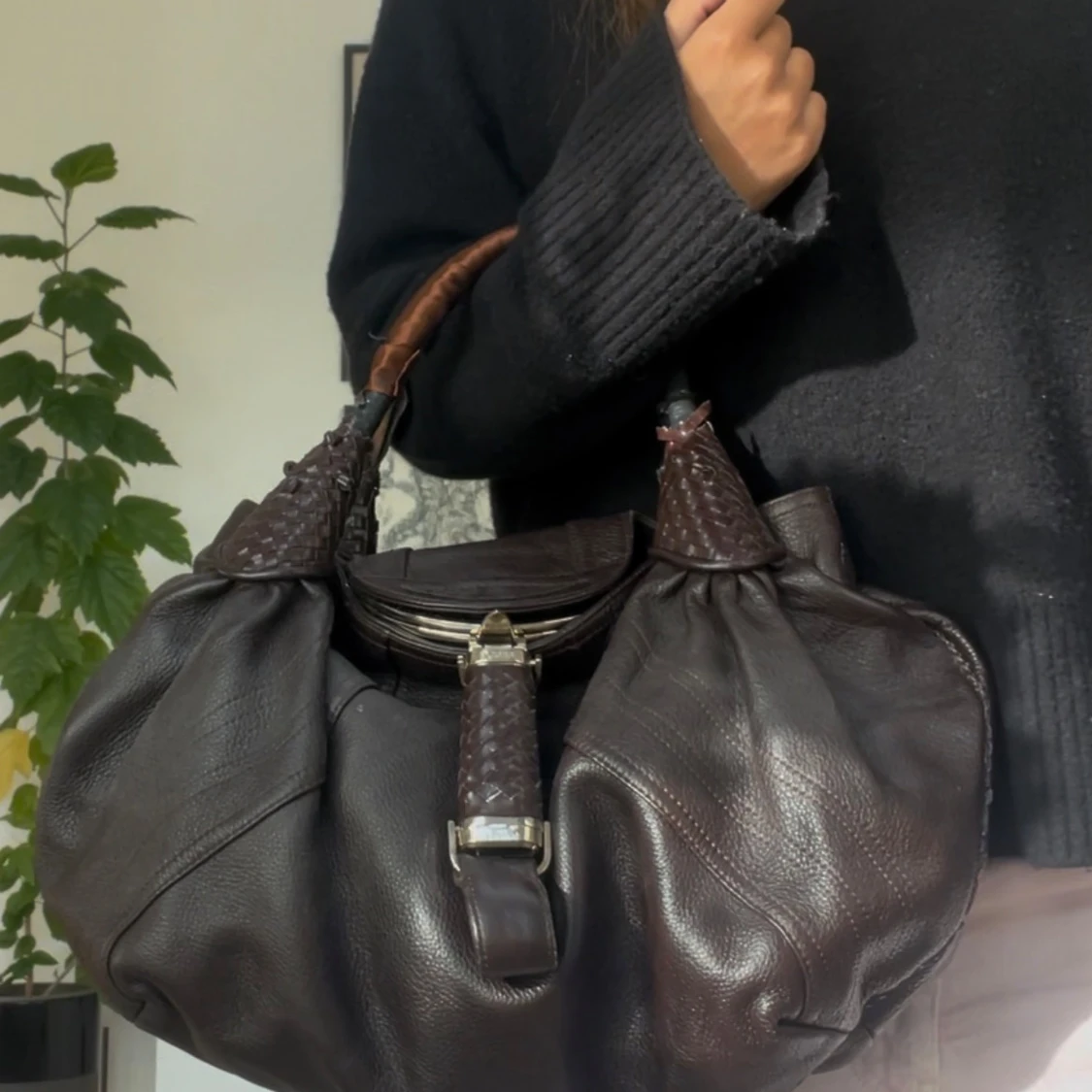 Mörkbrun fendi spybag - 4