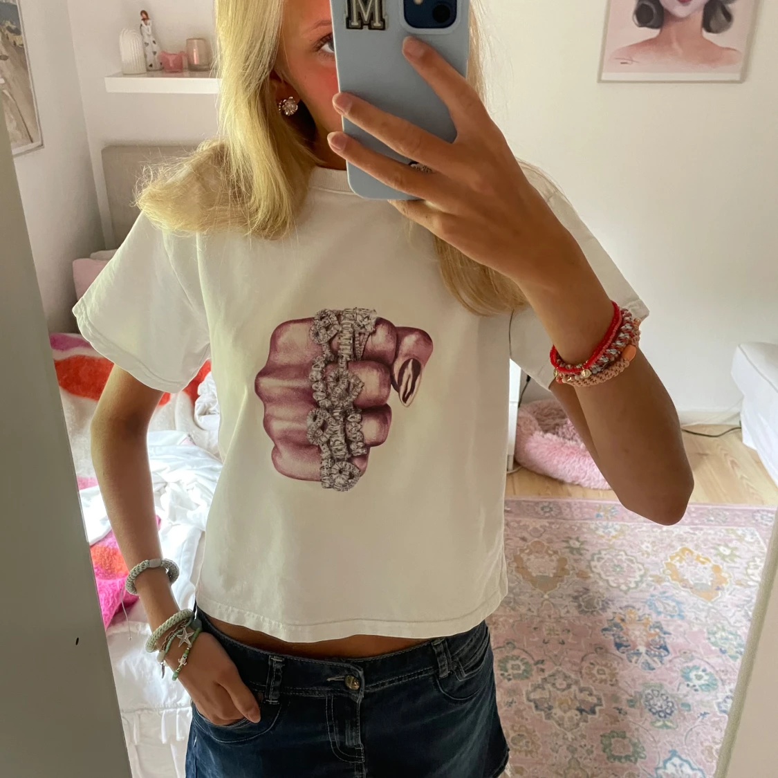 T-shirt med tryck - 2