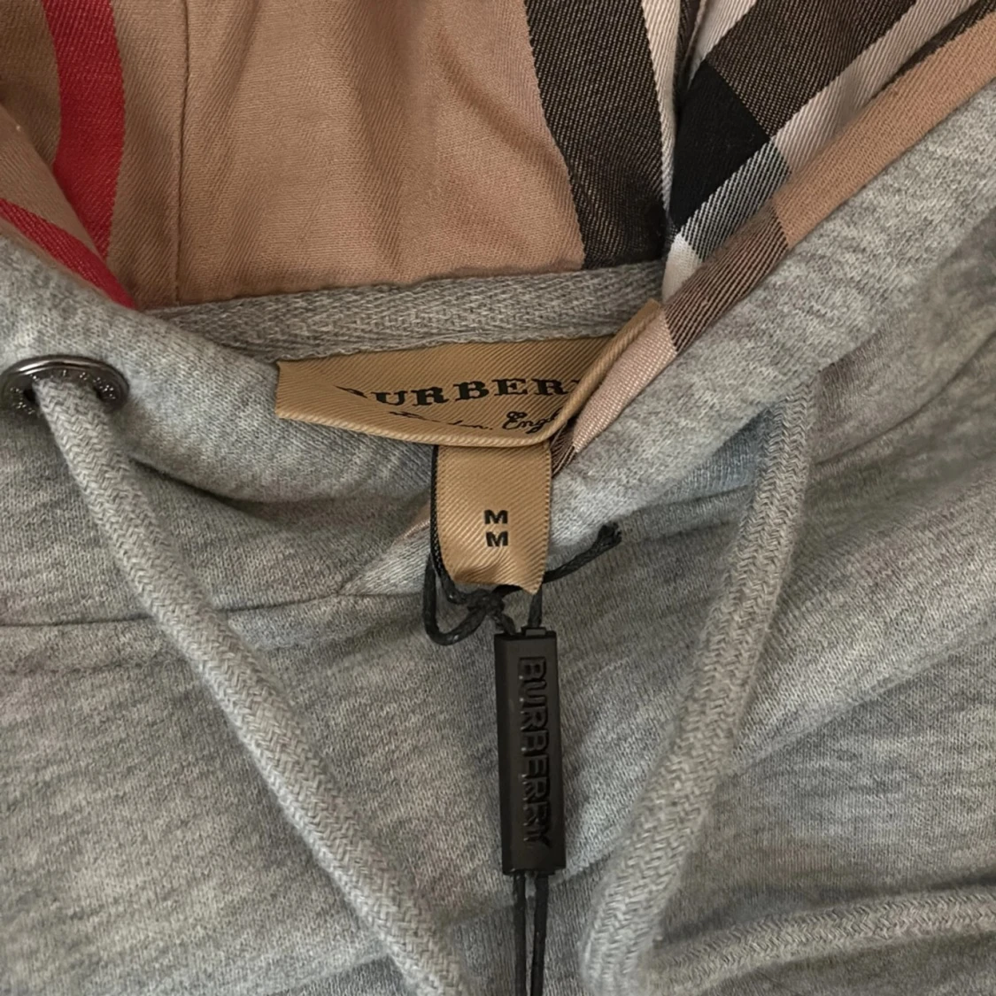 Grå Burberry hoodie  - 91